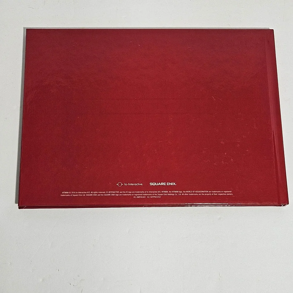 Hitman Enter a World of Assassination Hardcover Art Book Square Enix Agent 47